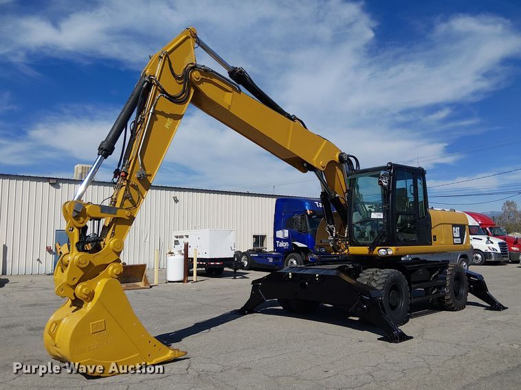 2015 Caterpillar M322D wheeled excavator - YA2465