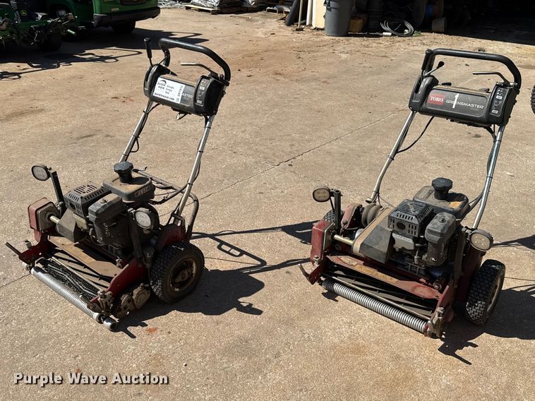 (2) reel mowers - DR1012