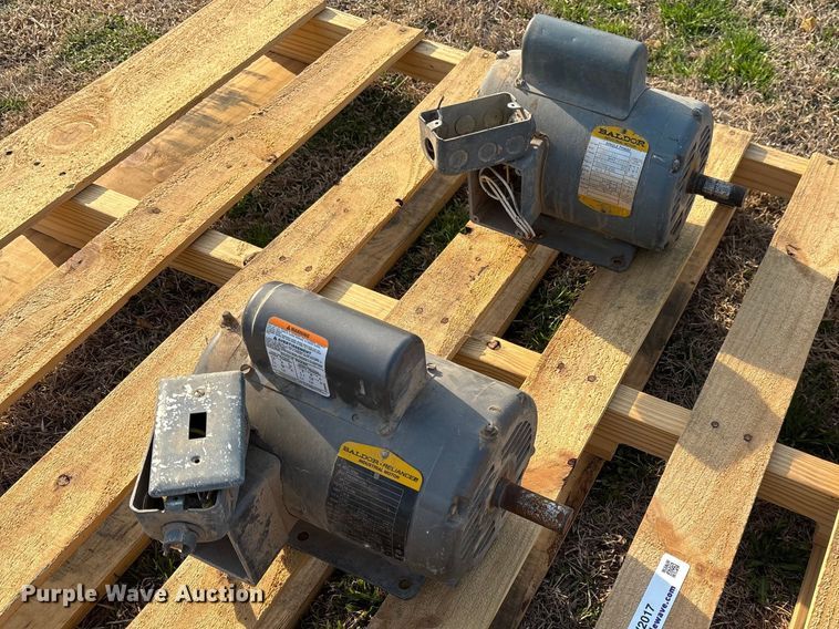 (2) Baldor electric motors - EV2017