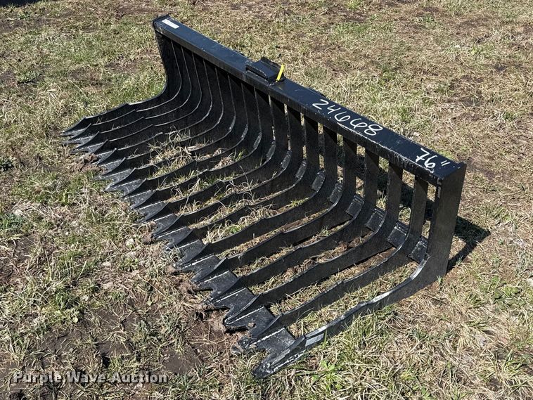 Skid steer root rake - EV7556