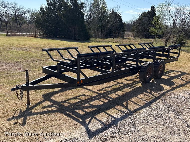 Circle hay bale trailer - NK9060