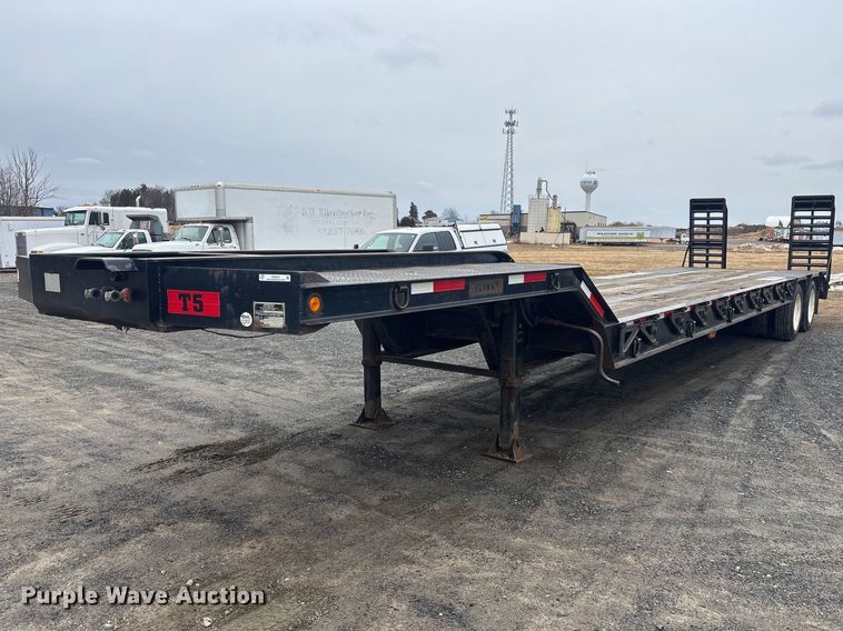 1999 Pitts drop deck equipment trailer - EM5033