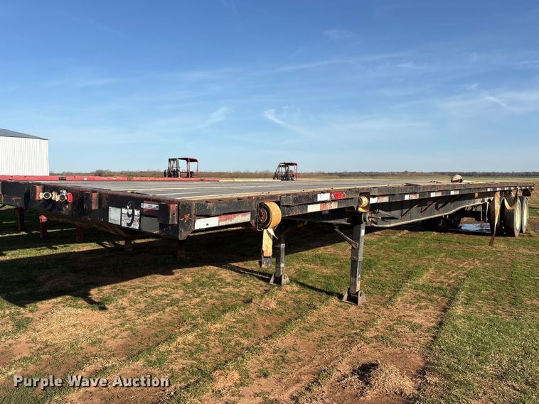 1992 Fruehauf PBA-12W-45N flatbed trailer - ES8662