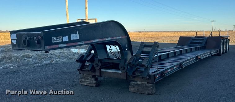 1976 Talbert T3D-35RG-T1 lowboy equipment trailer - ET4376