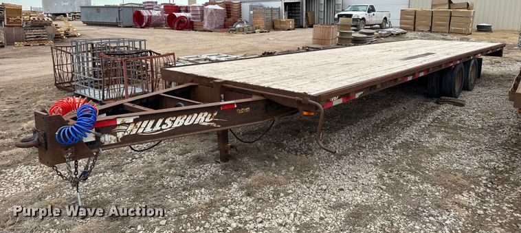 2008 Hillsboro Industries flatbed trailer - FB0810