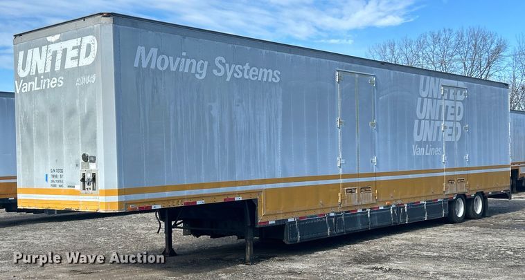 1998 Kentucky drop frame moving van trailer - FC5022