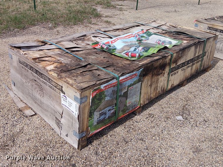 Valley Pioneer MSC2030F steel carport - DU3059