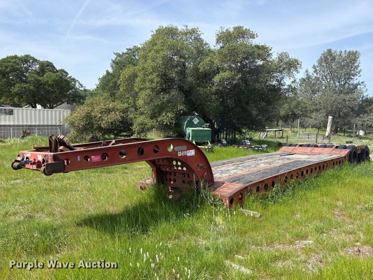 1977 Cozad lowboy equipment trailer - EC8320