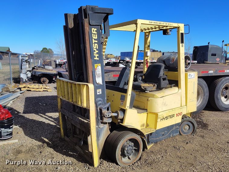 2003 Hyster 100 forklift - EC8990