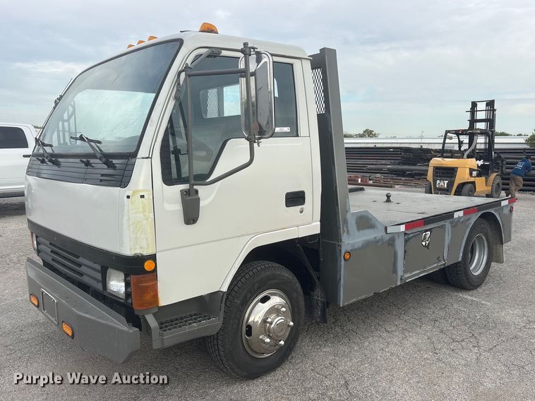 1995 Mitsubishi Fuso FE439 flatbed truck - ES8722