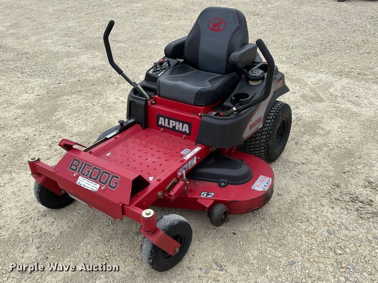 Big Dog Alpha ZTR lawn mower - ET1862