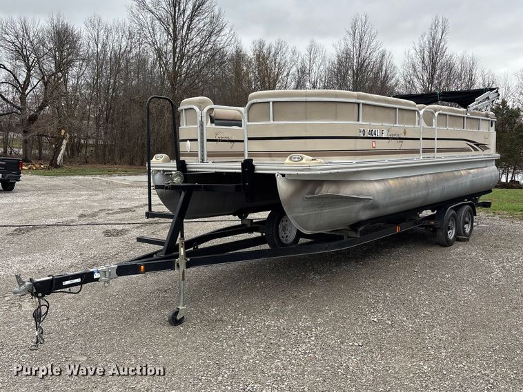 2008 Cypress cay  Cozumel 220 pontoon boat - FB3572