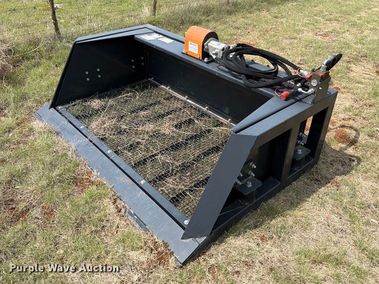 2023 Wolverine SB-12-72W skid steer screening bucket - FB8081