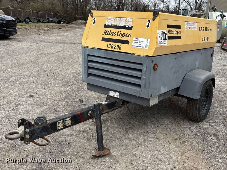 2013 Atlas Copco XAS 185 air compressor - FH7007
