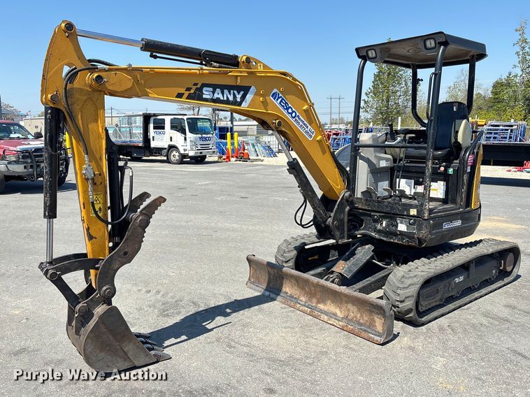 Sany Mini Excavator For Sale | Purple Wave Auction