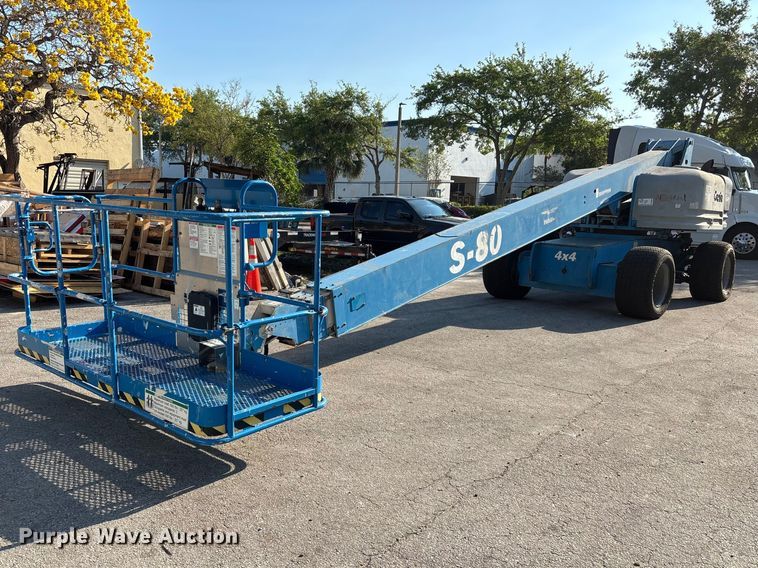 2008 Genie S-80 boom lift - DU0445