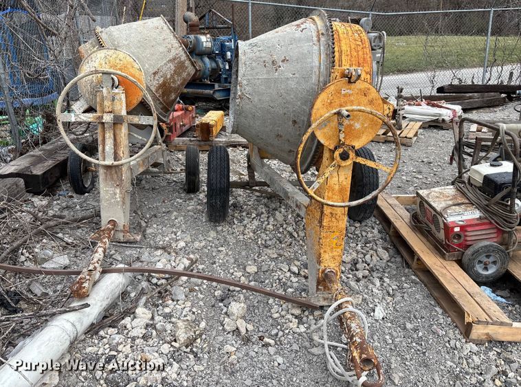 (2) concrete mixers - DZ3510