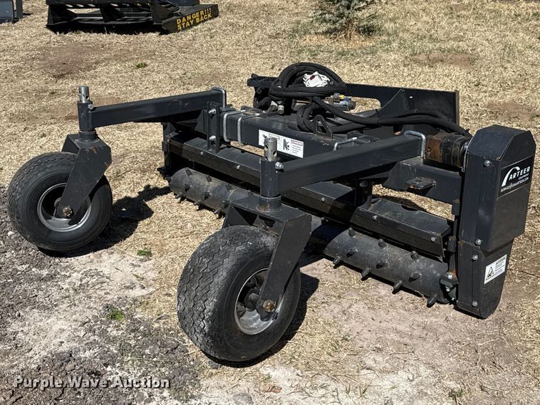 Arteer SSPR-72W skid steer power rake - DZ5284