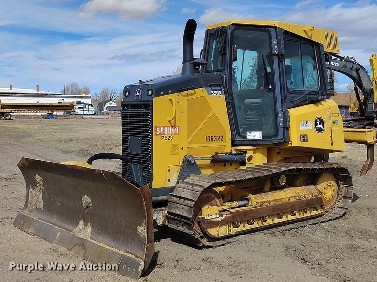 2016 John Deere 550K XLT dozer - EC8974