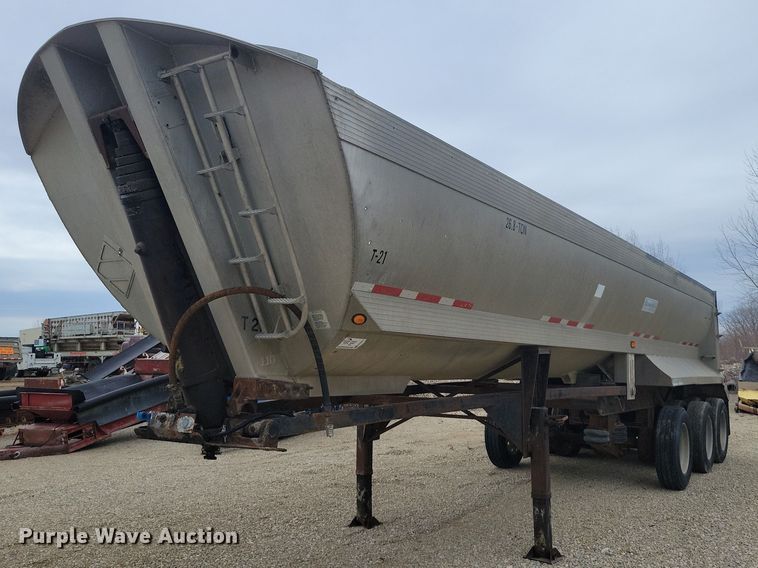 1992 Alumatech end dump trailer - EE0911