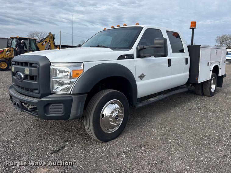 2012 Ford F550 Super Duty Crew Cab utility / service truck - EG8877