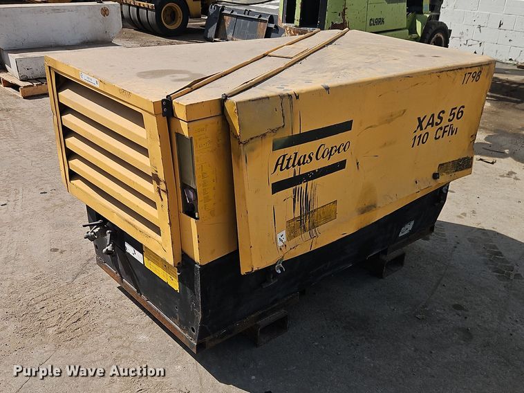 Atlas Copco XAS 56 Air Compressor - EO7134
