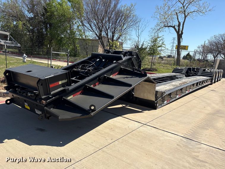 2007 Talbert T4DW60SA-HRG-1-T1 lowboy equipment trailer - ES8707