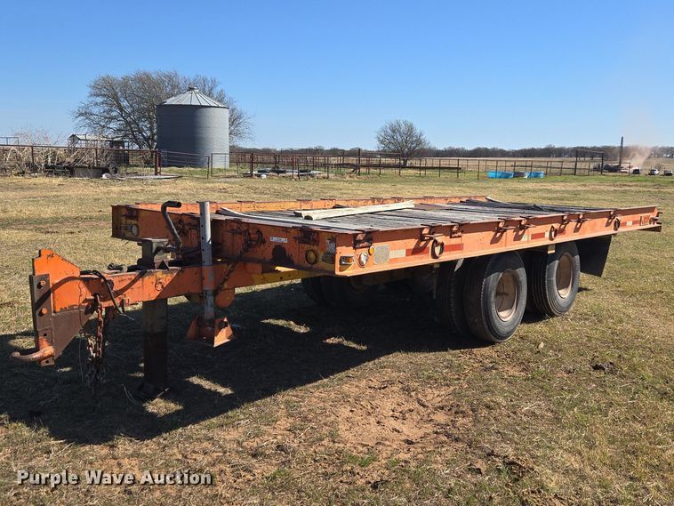 1978 Wisconsin Trailer CO. SD-12 tilt deck equipment trailer - ET1494