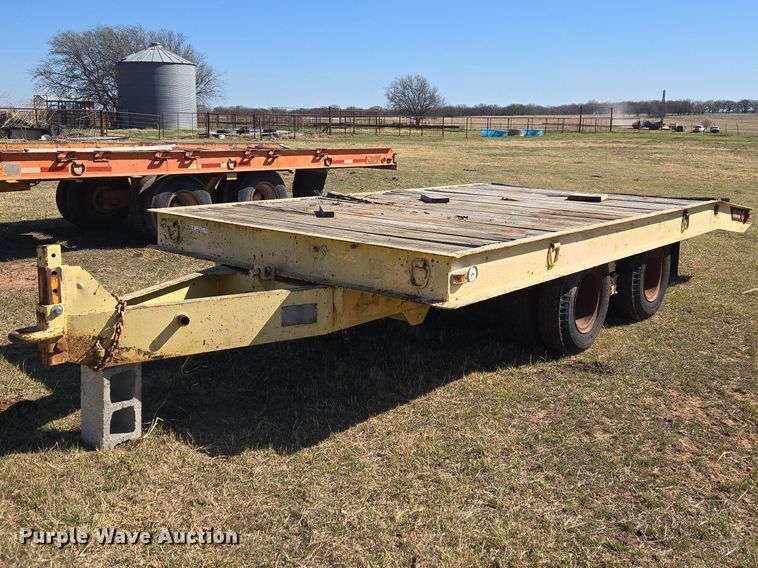 Miller tilt deck equipment trailer - ET1495