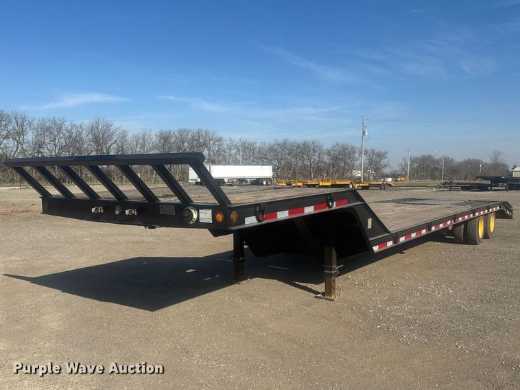 2004 Trail King TK50-412 drop deck equipment trailer - ET1797