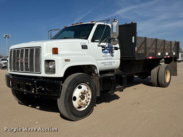 2000 GMC C6500 dump flatbed truck - ET1815