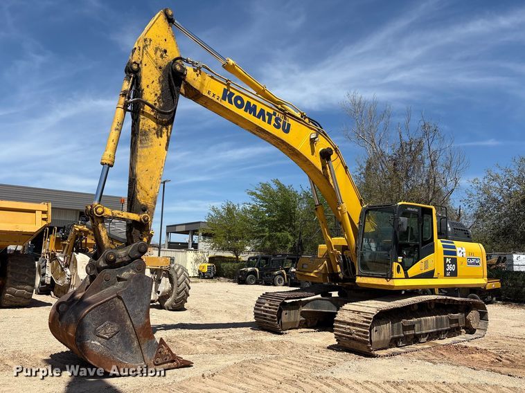 Komatsu PC360LC-11 Hydraulic Excavator For Sale | Purple Wave Auction
