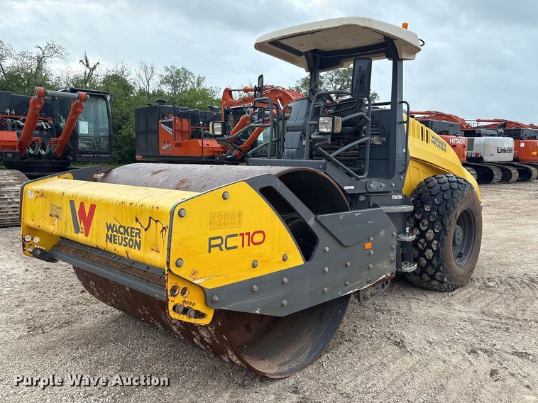 2019 Wacker Neuson RC110 single drum vibratory roller - EU7466