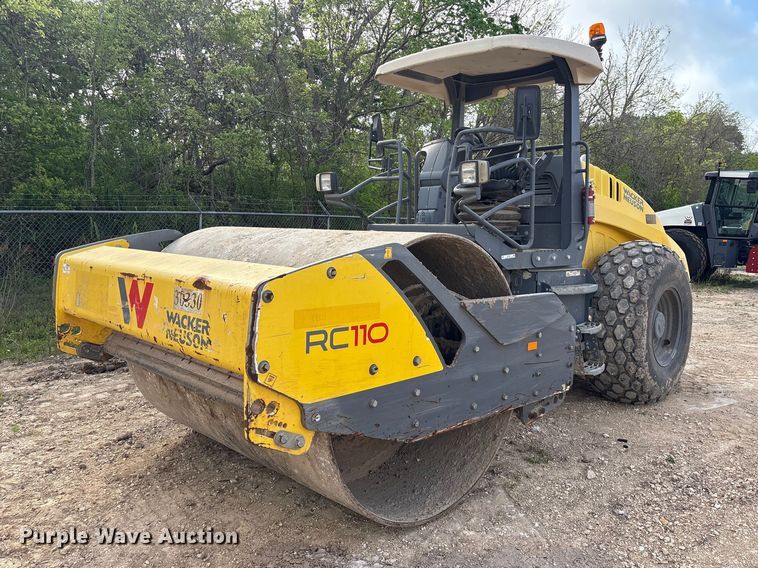 2019 Wacker Neuson RC110 single drum vibratory roller - EU7467