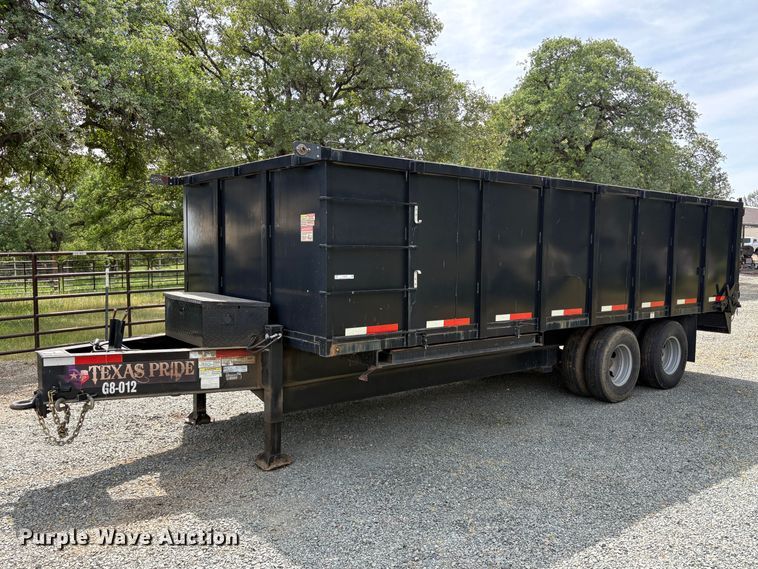 2018 Texas Pride DT82024KPH dump trailer - EU8620