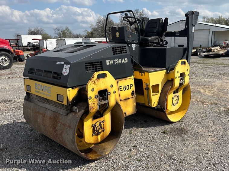 2008 Bomag BW 138 AD double drum vibratory roller - EV3517