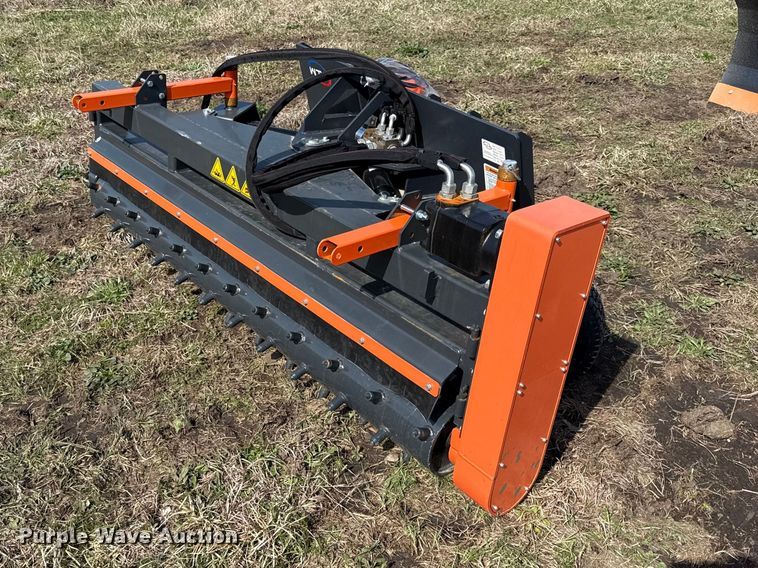 2025 WIG XN-DLP-72 skid steer power rake - EV7572