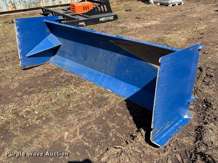 Skid steer snow pusher - EV7580