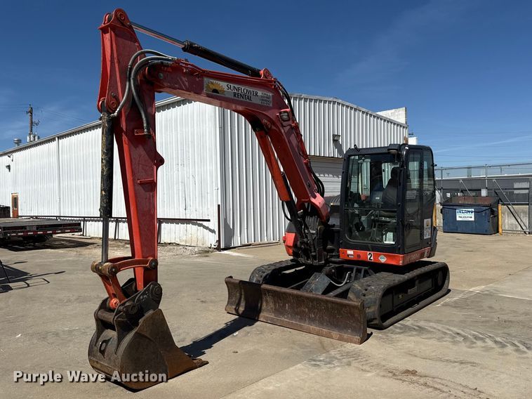 2015 Kubota KX080-4 mini excavator - EV7618