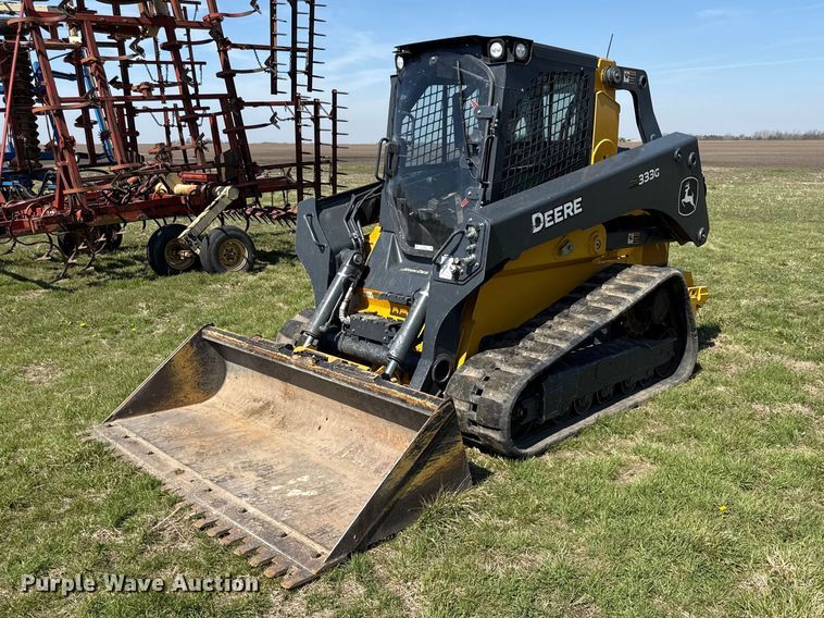2021 John Deere 333G tracked skid steer loader - EV7645