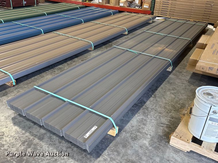 (96) sheets of metal siding/roofing - FC2091