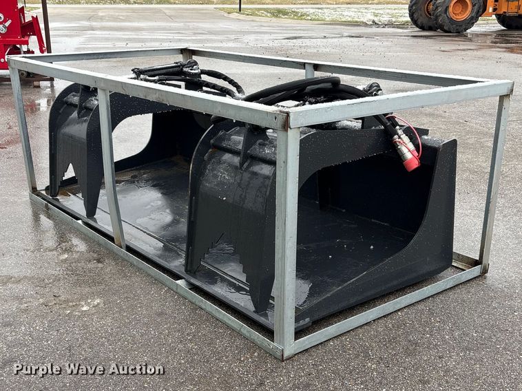 2025 Wolverine GB-11-72W skid steer grapple bucket - FG2859