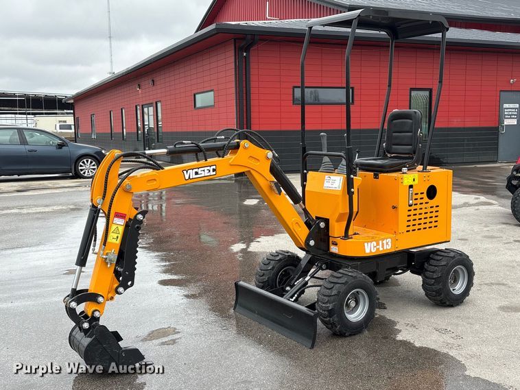2026 Vicsec L13 wheeled mini excavator - FG2862