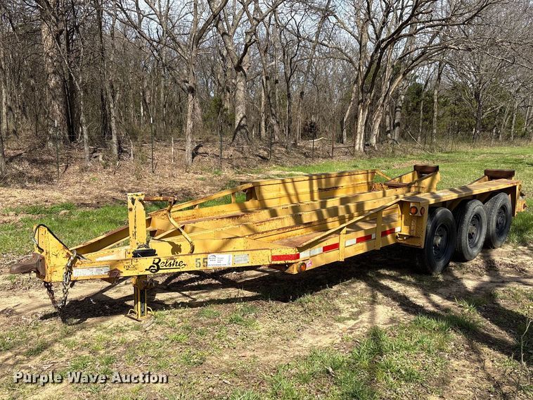 2016 Belshe T2 equipment trailer - FK2552