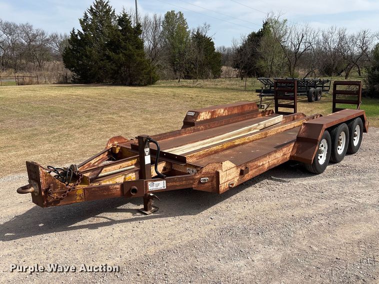 Shop Built equipment trailer - FK2599