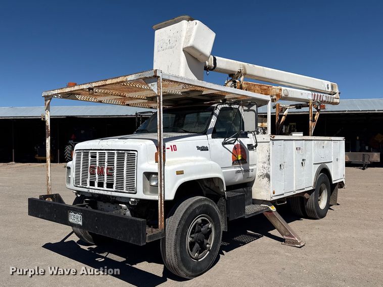 1991 GMC TopKick C6500 forestry bucket truck - DZ5337