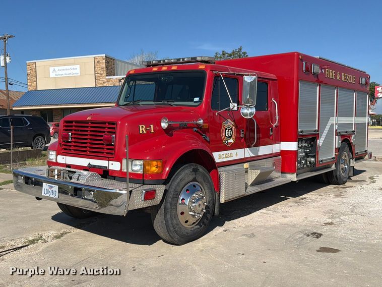 2002 International 4900 pumper fire truck - ED5194