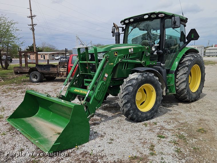 John Deere 6125R MFWD tractor - EO7205