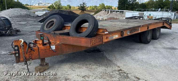 1985 Wisconsin 35-20 equipment trailer - ER0143