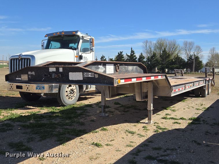 1999 Atoka Trailer Mfg. 18-DE-35-2 drop deck equipment trailer - ET1459